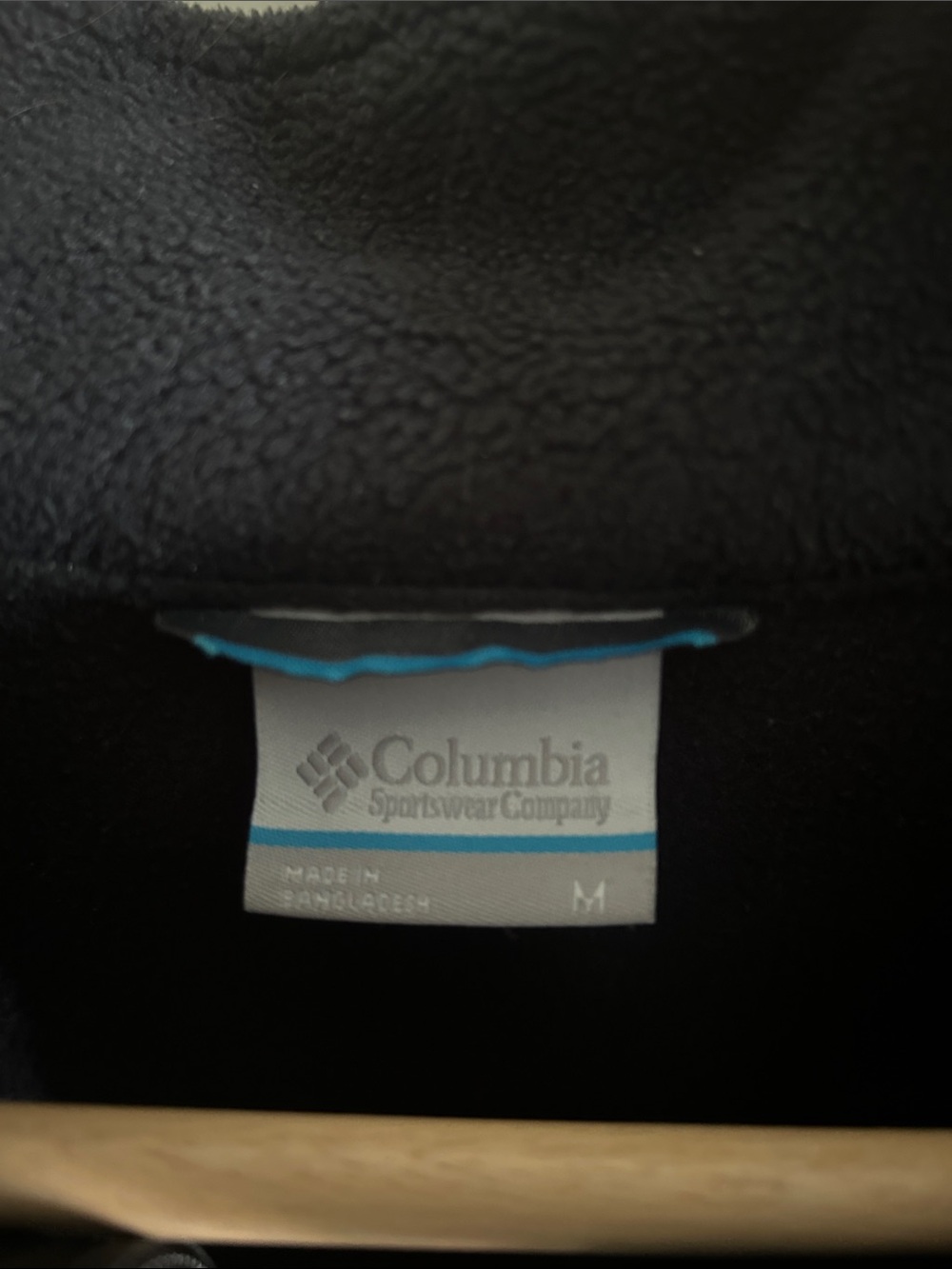 Columbia Men's “American Vintage”Black 1/4-Zip Fleece Pullover - Picture 2 of 4